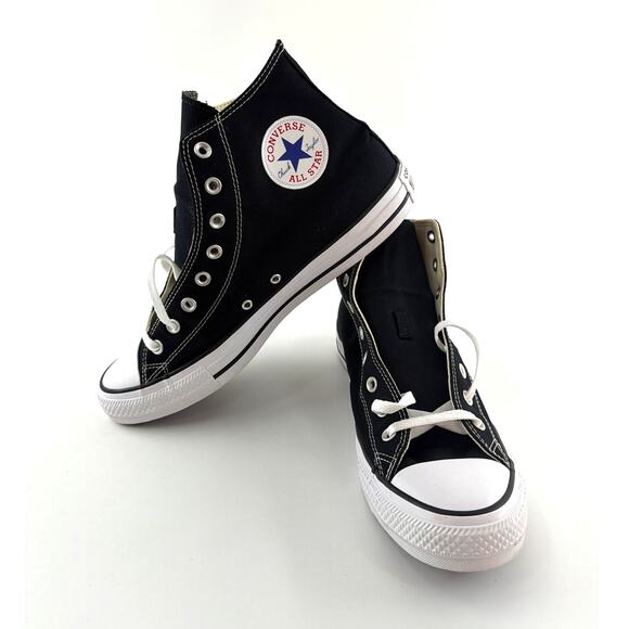Converse Unisex Black Chuck Taylor All Star Canvas High Top Shoe Size W14 M12 - Picture 6 of 11
